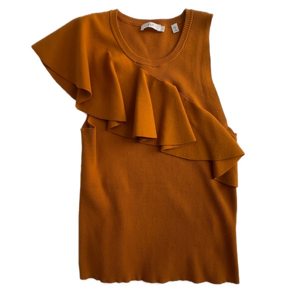 ALC Ribbed Ruffle Tank Top - Picture 3 of 6